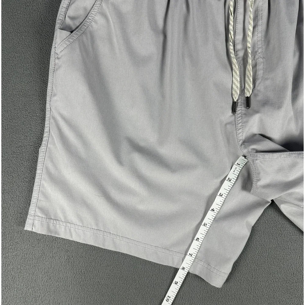 Vuori Short 2XL Grey Kore Compression Lined Performance Gym Training Lounge V302